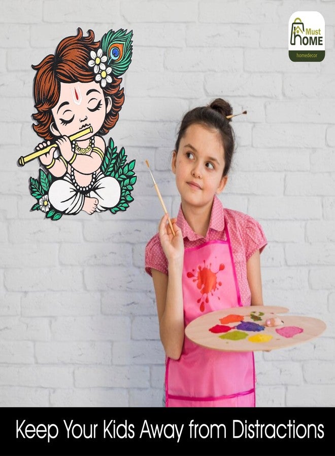 MustHome diy kit for kids | Krishna wall hanging | Art And Craft Kit For Girls 9-12, Diy kit for adult , Diy Creative Toys For Kids , Gift For Girls Age 8+ Year Old And Up, Craft set for kids 6-12 Gift for kids - Image 5